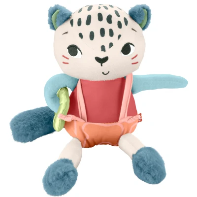 Abbildung von Fisher Price® Kuscheltier »Planet Friends, Schneeleopard«, zum Teil aus recycelten Material
