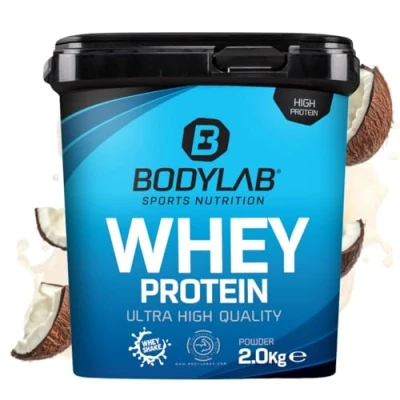 Abbildung von Bodylab24 Whey Protein Pulver, Kokosnuss, 2kg