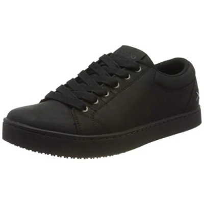 Abbildung von Shoes for Crews Arbeitsschuhe Finn Men Rutschhemmende Berufsschuhe für Küchenprofis, Gel Einlegesohlen, Fersenkappe, wasserabweisend, Leder, OB E SRC Herren