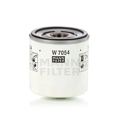 Abbildung von MANN FILTER W 7054 Ölfilter M 22 X 1.5 6H mit einem Rücklaufsperrventil Anschraubfilter FORD: Mondeo 5 Kombi, S Max Mk2,