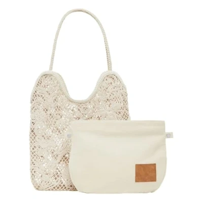 Abbildung von Desigual SAXA Shopping Bag, Damen, Größe: One Size, Broke white