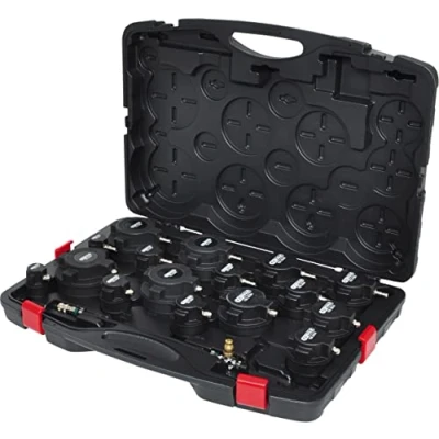 Abbildung von KS Tools 150.2520 Turbolader Ladeluft System Prüfkoffer Satz, 17 tlg