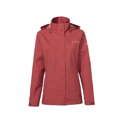 Abbildung von Vaude Rosemoor II Regenjacke / wasserabweisende Jacke, Damen, Größe: 40, Brick