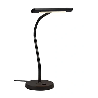 Abbildung von Tischleuchte Curtis mit Flexarm und Dimmer schwarz
