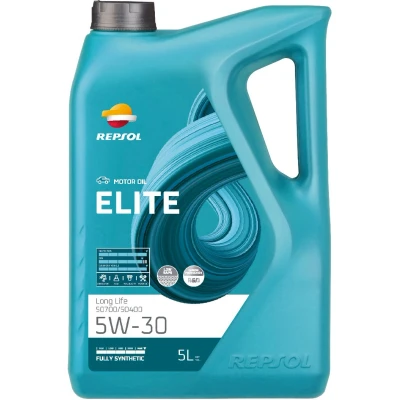 Abbildung von Repsol Elite Long Life 5W 30 5l Motoröl RPP0057IFB BMW: 3 GT, SEAT: Leon ST Box Body / Estate, AUDI: A6 C8 Avant