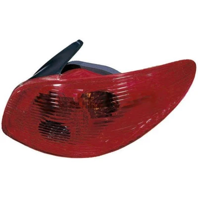 Abbildung von ABAKUS 550 1931R UE Rückleuchte rechts P21W, P21/5W Rot ohne Lampenträger, Glühlampe PEUGEOT: 206 Hatchback