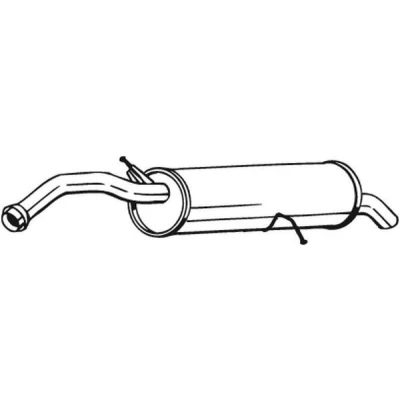 Abbildung von BOSAL 135 093 Endschalldämpfer PEUGEOT: 308 I Hatchback