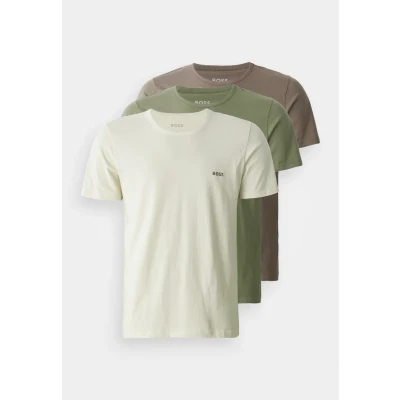 Abbildung von BOSS Classic 3 PACK Unterhemd/shirt, Herren, Größe: Small, Brown/khaki/white