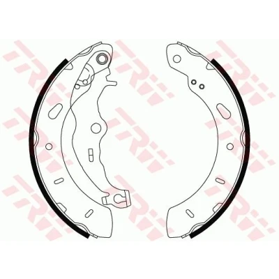 Abbildung von TRW GS8806 Bremsbacken 230 40 FORD: B Max