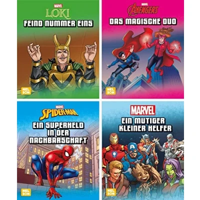Abbildung von Nelson Mini Bücher: Marvel 1 4: 24 Bücher im Display Für Kinder ab 4 Jahren (Nelson Ein großer Spaß kleinen Format)