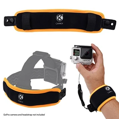 Abbildung von 2 in 1 Schwimmkörper für Handgelenk und Kopfband, D0022 WHF YEL, gelb, without Headstrap 2in1 Floater Bundle
