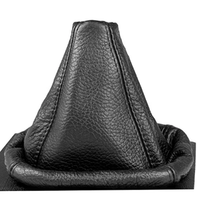 Abbildung von L&amp;P A0014 Schaltsack Schaltmanschette 100% Echtleder Leder Schwarz Ersatzteil für Mondeo Mk4 Bj. 2007 2014
