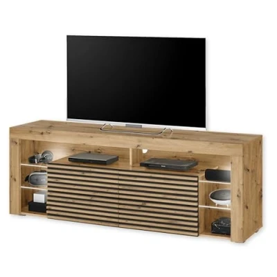 Abbildung von Stolkom TV Schrank »Goal«, 4 Schubkästen, 6 offenen Fächern, Stellmaß 179/66/44 cm