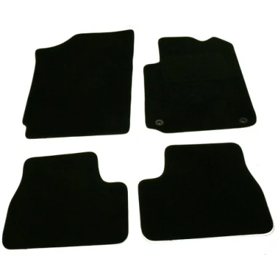 Abbildung von Sakura Badematten Set Citroen DS3 Teppich mit Heelpad ab 2010 Schwarz