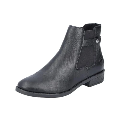 Abbildung von Rieker Damen 73674 Chelsea Stiefel, Schwarz, 42 EU