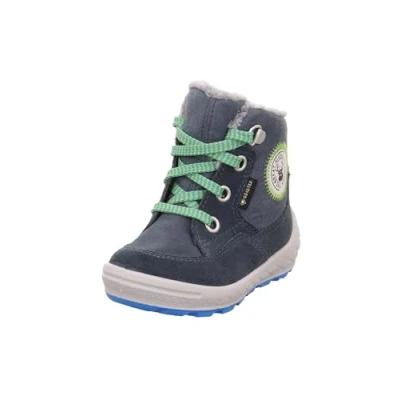 Abbildung von Superfit Baby Jungen GROOVY warm gefütterte Gore Tex Stiefel, BLAU/HELLGRÜN 8000