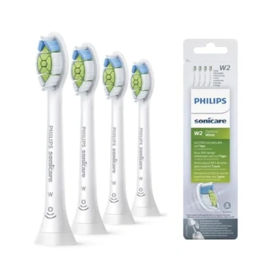 Abbildung von Philips Sonicare Original W2 Optimal Weiß Standard Schallzahnbürstenköpfe 4er Pack in (Modell HX6064/10)