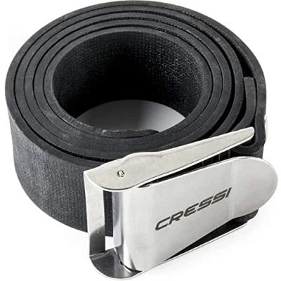 Abbildung von Cressi Marselillas Elasti Belt Tauchen Bleigürtel, Schwarz Elastic Quick Relase, Uni