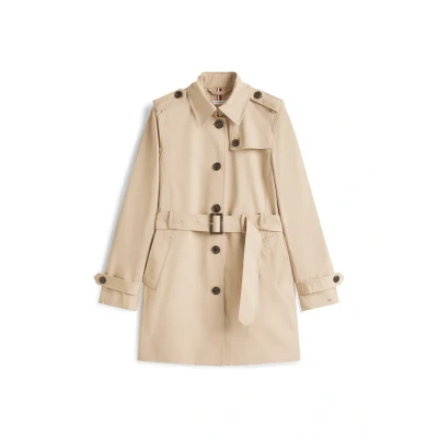 Abbildung von Tommy Hilfiger Heritage Single Breasted Trenchcoat, Damen, Größe: XXS, Beige