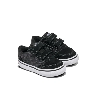 Abbildung von Vans Brooklyn Ls V Sneaker, Checkerboard Black/Asphalt, 22 EU