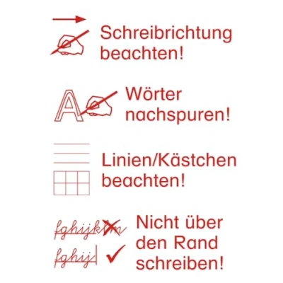 Abbildung von TimeTEX Siebdruck Stempel&quot;Perpetuum&quot;, 4 in 1,&quot;Schreibrichtung beachten&quot;