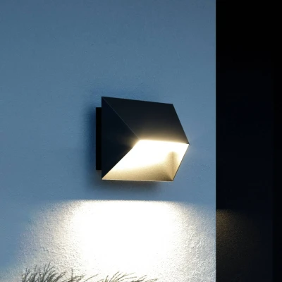 Abbildung von Nordlux Außen Wandleuchte »Pontio«, Leuchtmittel GU10 ohne Leuchtmittel, Architekturdesign, austauschbare Glühbirne, Stabiles Metall Gehäuse