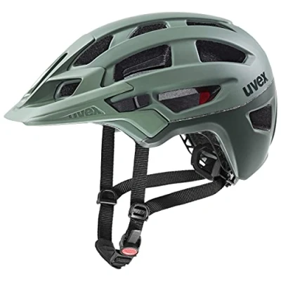 Abbildung von uvex finale 2.0 sicherer MTB Helm für Damen und Herren individuelle Größenanpassung erweiterbar mit LED Licht moss green matt 52 57 cm