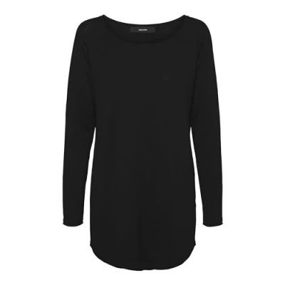 Abbildung von Vero Moda Vmnellie Glory Langarmshirt, Damen, Größe: XL, Black