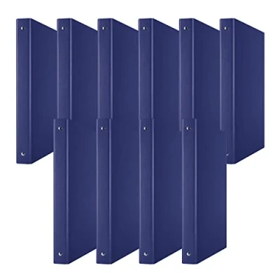 Abbildung von DONAU 3733001PL 18 Ringbuch Navy Blau 4 O Ring Mechanik 20mm DIN A4 Ringordner Pappe/Kunststoff Aus 1,9 mm dickem Karton mit öko PP 100µ 10er Packung