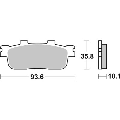 Abbildung von TRW Organic Allround MCB800 Bremsbelagsatz