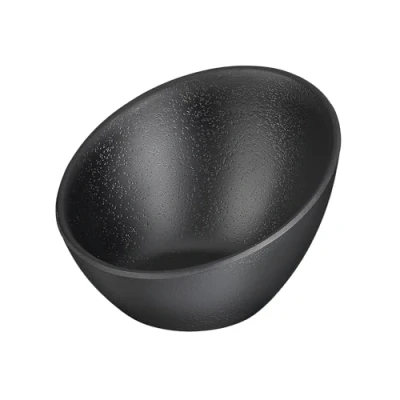 Abbildung von APS 84353 Schale ZEN, Ø 16 cm, Höhe 10 0,3 Liter, Melamin, schwarz, Steinoptik