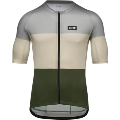 Abbildung von GORE WEAR Herren Spirit Stripes Jerseys, Lab Grau/Tech Beige, XL EU