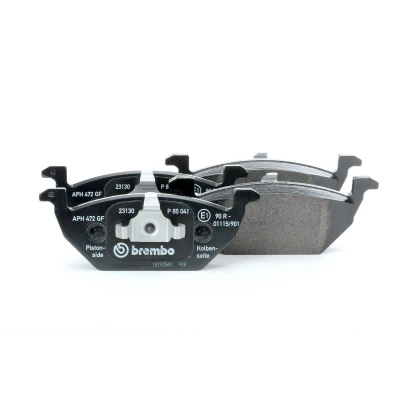 Abbildung von BREMBO P 85 041 Bremsbelagsatz exkl. Verschleißwarnkontakt mit Kolbenclip ohne Zubehör SKODA: Octavia 1 Combi, Citigo, Fabia III Estate kfzteile,