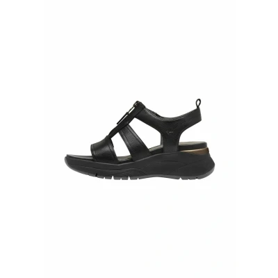 Abbildung von Tamaris Plateausandalette, Damen, Größe: 40, Black uni Schuhe