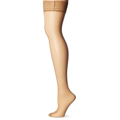 Abbildung von Dim Halterlose Strümpfe Up Beauty Voile Damen x1, Beige, S
