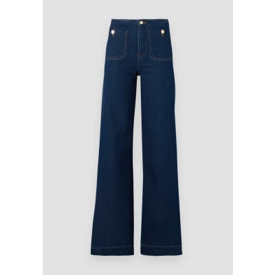 Abbildung von ONLY Onlmadeline WIDE Pockets Jeans Relaxed Fit, Damen, Größe: Mx32, Dark blue denim