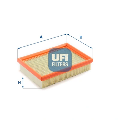 Abbildung von UFI 30.388.00 Luftfilter 43 289 258 Filtereinsatz OPEL: Insignia A Sports Tourer, Saloon, Hatchback, CHEVROLET: Malibu VIII