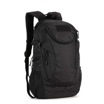 Abbildung von VINBAGGE Militär Rucksack Molle Taktische Motorrad Wanderrucksack Outdoor Wasserdicht Trekkingrucksack 25L Campus Jagdrucksack Schulrucksack Jungen Daypack für Herren Damen Schwarz