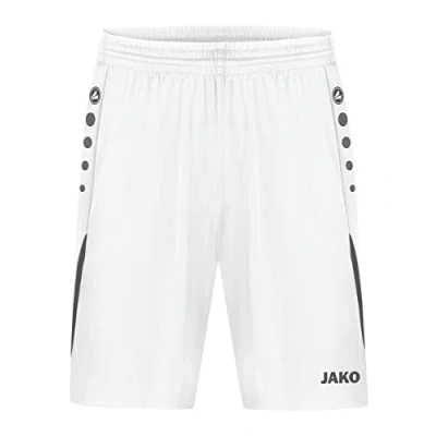 Abbildung von JAKO Unisex Kinder Sporthose Challenge, Shorts, weiß/Anthra Light, 164