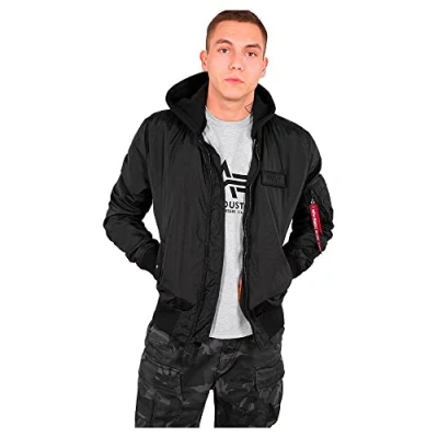 Abbildung von Alpha Industries MA1 TT HOOD Bomberjacke black, Herren, Größe: Medium, Black
