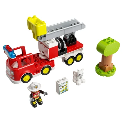 Abbildung von LEGO® Konstruktionsspielsteine »Feuerwehrauto (10969), DUPLO«, (21 St.), mit Sirene und Licht; Made in Europe