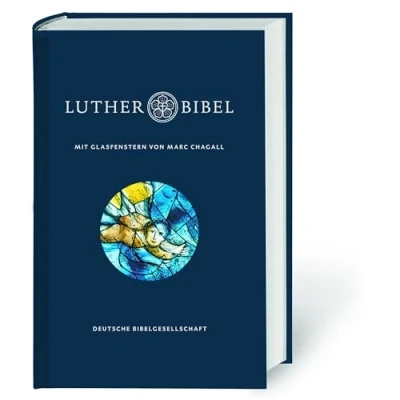 Abbildung von Lutherbibel Mit Glasfenstern von Marc Chagall: Die Bibel nach Martin Luthers Übersetzung. Apokryphen und Familienchronik