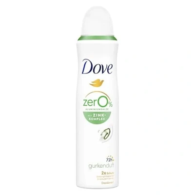 Abbildung von Dove Deodorant Spray Gurkenduft Deo mit pflegendem Zink Komplex und 0% Aluminiumsalzen 150 ml 1 Stück