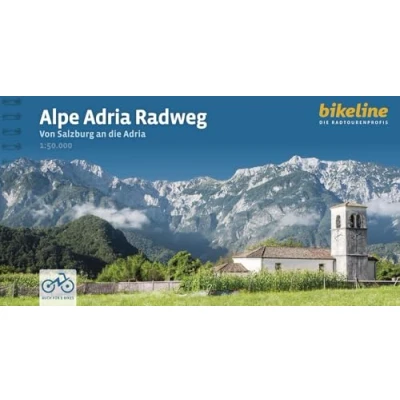 Abbildung von Alpe Adria Radweg: Von Salzburg an die Adria. 1:50.000, 402 km, GPS Tracks Download, LiveUpdate (Bikeline Radtourenbücher)