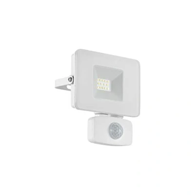 Abbildung von EGLO LED Außen Strahler Faedo 3, 1 flammige Außenleuchte, Wandstrahler aus Alu, Farbe: Schwarz, Glas: klar, 10 Watt, IP65