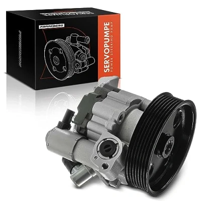 Abbildung von Frankberg Servopumpe Hydraulikpumpe Lenkung mit Riemenscheibe Kompatibel C Klasse W204 S204 3.0L 2007 2014 E A207 C207 2009 2016 Replace# 0064664801