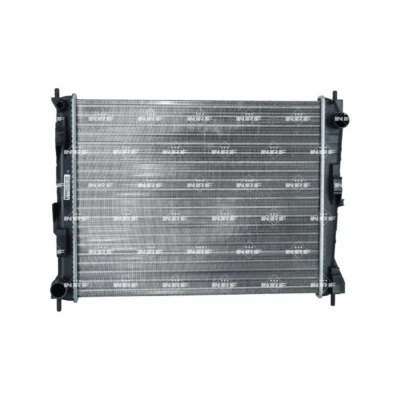 Abbildung von NRF 53758 Kühler, Motorkühlung Aluminium 510 366 34 Kühlrippen gelötet